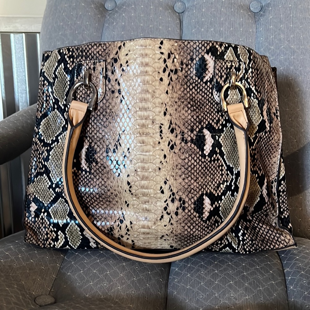 London Fog Snakeskin bag